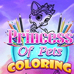 Princess Of Pets Coloring